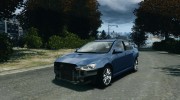 Mitsubishi Lancer Evolution X для GTA 4 миниатюра 1