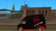 Dodge Sprinter Van 2500 для GTA San Andreas миниатюра 2