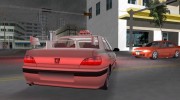 Peugeot 406 Taxi for GTA Vice City miniature 4