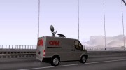 Ford Transit CNN para GTA San Andreas miniatura 4