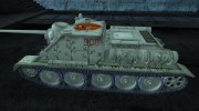 Шкурка для СУ-85 Волховский фронт, зима. for World Of Tanks miniature 2