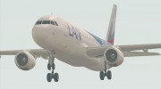 Airbus A320-200 LAN Airlines - 100 Airplanes (CC-BAA) для GTA San Andreas миниатюра 2