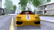 Ferrari 360 Challenge Stradale для GTA San Andreas миниатюра 5