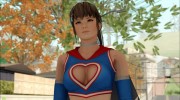 Dead Or Alive 5: LR - Hitomi Fight Force для GTA San Andreas миниатюра 1