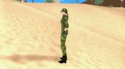 Jill Army para GTA San Andreas miniatura 2