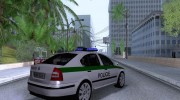 Skoda Octavia Czech Police для GTA San Andreas миниатюра 3