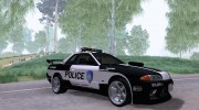 Nissan Skyline R32 Police для GTA San Andreas миниатюра 4