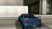 Nissan Skyline GTR - Stock для GTA San Andreas миниатюра 3