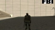Скин FBI для GTA San Andreas миниатюра 1