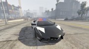 Lamborghini Reventón Hot Pursuit Police AUTOVISTA 6.0 для GTA 5 миниатюра 1