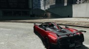 Pagani Zonda Cinque Roadster для GTA 4 миниатюра 3