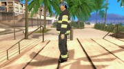 Пожарный из GTA IV для GTA San Andreas миниатюра 2