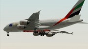 Airbus A380-800 Emirates для GTA San Andreas миниатюра 8