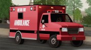 Ambulance - Metro Fire Ambulance 69 for GTA San Andreas miniature 1