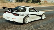Mazda RX7 C-West 1.2 for GTA 5 miniature 3