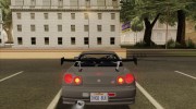 Nissan Skyline GT-R V-Spec II для GTA San Andreas миниатюра 11
