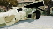 Batman Army Tumbler HQ Retextured для GTA 4 миниатюра 10