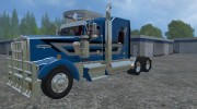 Kenworth W900L для Farming Simulator 2015 миниатюра 1
