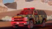 Chevrolet Suburban 2006 Camo для GTA San Andreas миниатюра 7