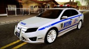 Ford Fusion NYPD 2011 для GTA San Andreas миниатюра 1