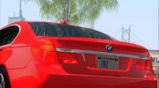 BMW 7 Series F02 2012 для GTA San Andreas миниатюра 23