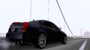 Cadillac CTSV 2009 для GTA San Andreas миниатюра 4