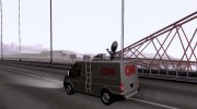 Ford Transit CNN para GTA San Andreas miniatura 2