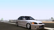 Honda Civic 1.6iES 2001 para GTA San Andreas miniatura 4
