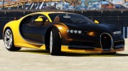 2017 Bugatti Chiron (Retexture) 4.0 для GTA 5 миниатюра 9