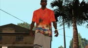 Гавайская рубашка для GTA San Andreas миниатюра 2