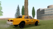 Chevrolet Caprice 1986 Taxi для GTA San Andreas миниатюра 3