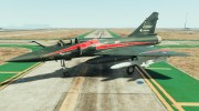 Dassault Mirage 2000-5 Black for GTA 5 miniature 1