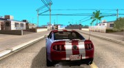 Shelby GT500 2010 для GTA San Andreas миниатюра 3