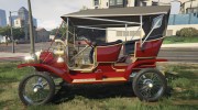 Ford T 1910 Passenger Open Touring Car for GTA 5 miniature 2