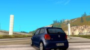 Volkswagen Polo GTI 2011 для GTA San Andreas миниатюра 3