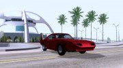 Dodge Charger Daytona Fast & Furious 6 для GTA San Andreas миниатюра 4