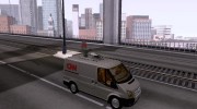Ford Transit CNN для GTA San Andreas миниатюра 5