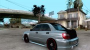 Subaru Impreza WRX для GTA San Andreas миниатюра 3