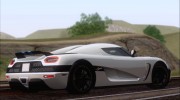 Koenigsegg Agera 2011 для GTA San Andreas миниатюра 11