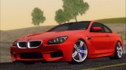 BMW M6 2013 для GTA San Andreas миниатюра 28