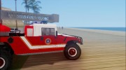 Hummer H1 Fire para GTA San Andreas miniatura 3