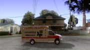 Ford E-350 Ambulance 2 для GTA San Andreas миниатюра 5