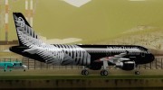 Airbus A320-200 Air New Zealand Crazy About Rugby Livery para GTA San Andreas miniatura 14