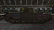 Контурные зоны пробития Centurion Mk. I for World Of Tanks miniature 5