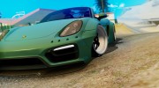 Porsche Boxster GTS LB Work для GTA San Andreas миниатюра 5
