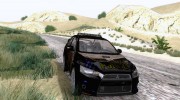 Mitsubishi Lancer Evolution X POLICE para GTA San Andreas miniatura 6