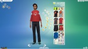 Футболки от younzoey для Sims 4 миниатюра 5
