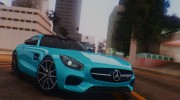2016 Mercedes AMG GT для GTA San Andreas миниатюра 4