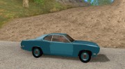 Plymouth Duster 1971 для GTA San Andreas миниатюра 5