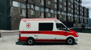 Mercedes-Benz Sprinter [DRK] Ambulance [Krankenwagen] for GTA 4 miniature 5